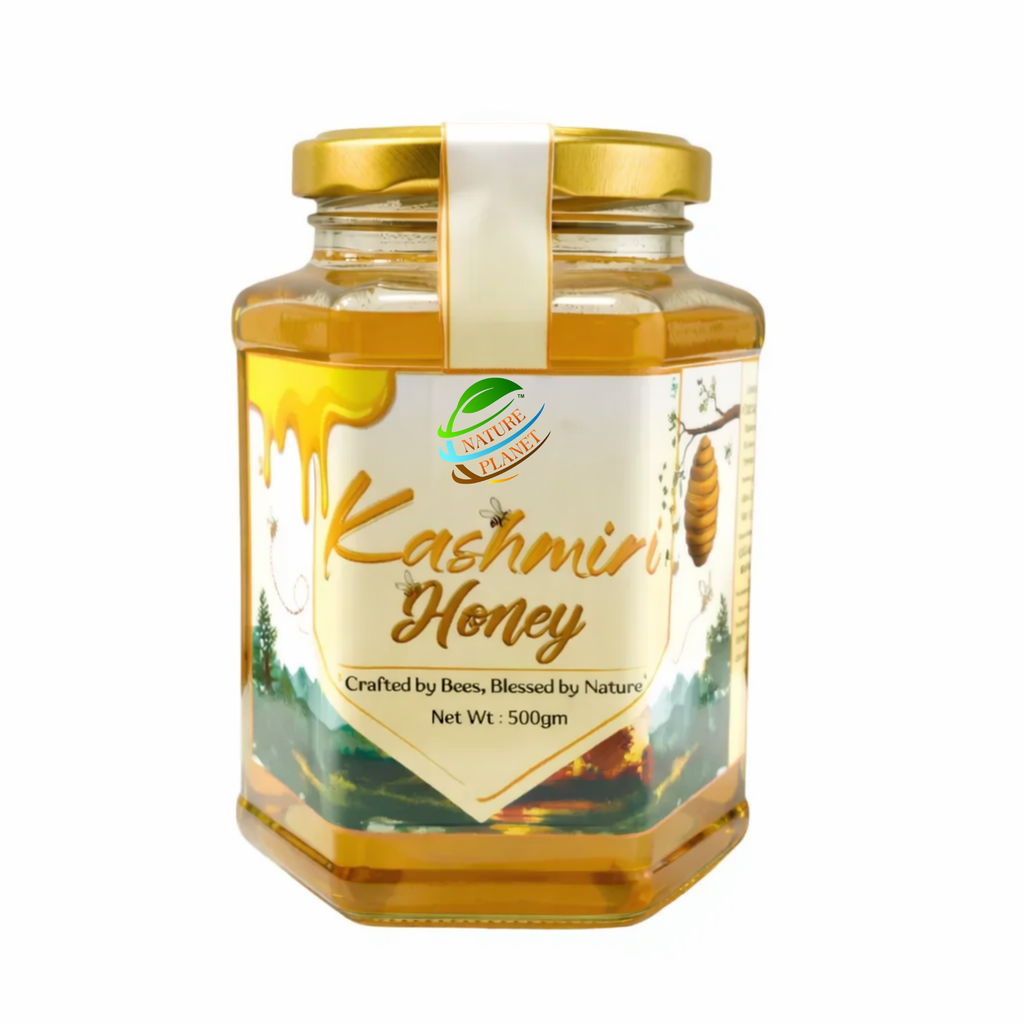 Imzak Organics | Pure Kashmiri Honey – Raw Himalayan Valley Honey | Natural Unprocessed Honey | Glass Jar