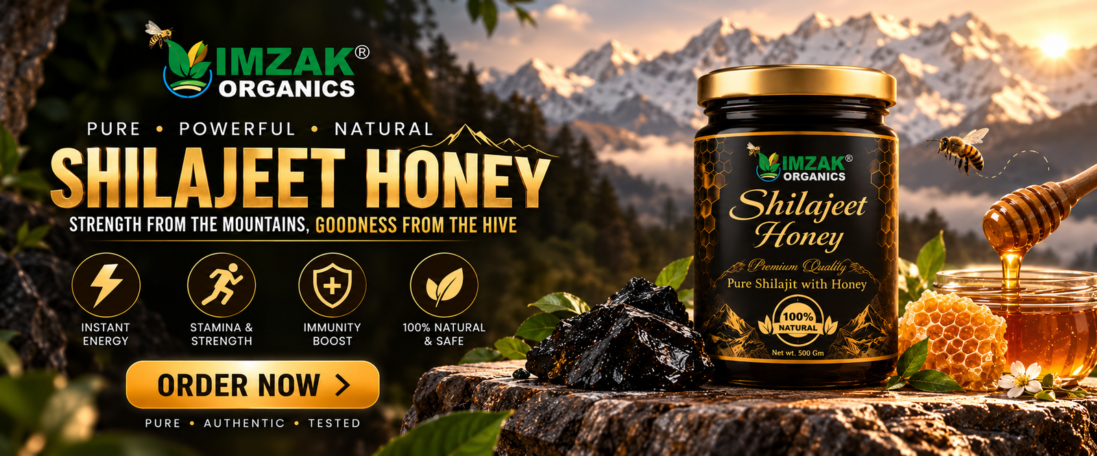 Shilajeet Honey Mountain Harvest